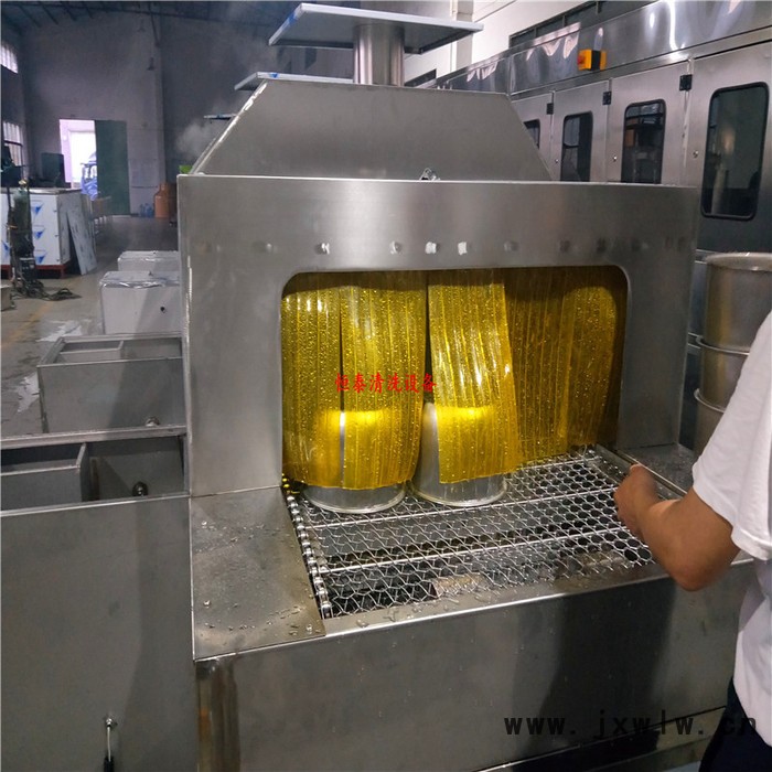 【恒泰】不銹鋼水壺沖壓件清洗機 鋼煲連續(xù)通過式噴淋除油清洗烘干線 帶式清潔干燥設(shè)備