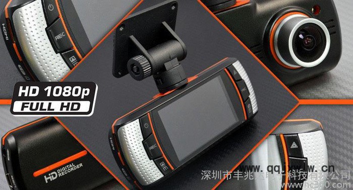 【品質(zhì)保證】批發(fā)帶后拉線雙鏡頭汽車(chē)行車(chē)記錄儀 170度廣角錄像