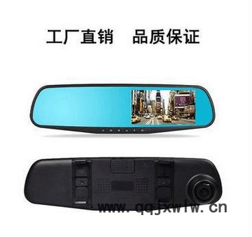**單鏡頭4.3寸高清后視鏡 夜視行車(chē)記錄儀 廣角深圳直
