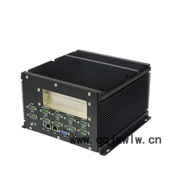 順元BOX-2014帶兩個PCI插槽10個串口的無風(fēng)扇嵌入式工控機 2PCI無風(fēng)扇工控機