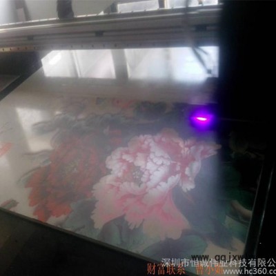 3d瓷磚打印機哪里有賣 國產瓷磚背景墻的3d浮雕UV平板打印機