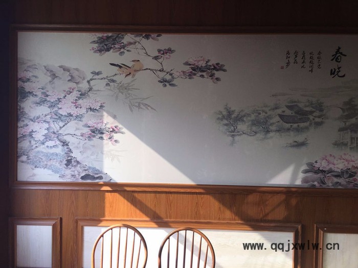 山東科納  3D打印背景  實(shí)心無縫竹木纖維集成墻面板 護(hù)墻板