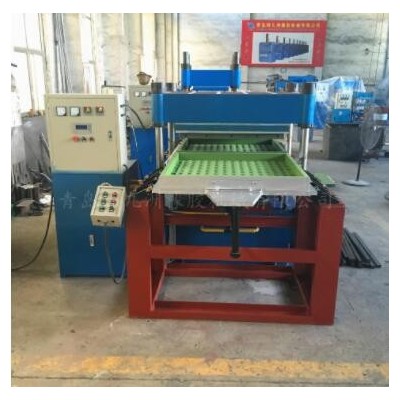 新型方型膠粉顆粒橡膠地磚硫化機 120t自動推出模具式平板硫化機