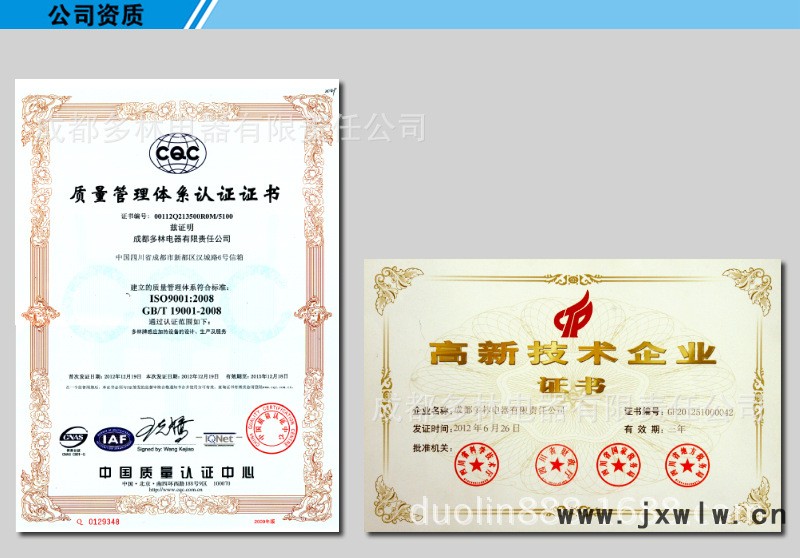 4.模板公司資質