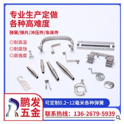 廠家供應各種壓力扭力玩具電池異形彈簧 異形彈簧釘做