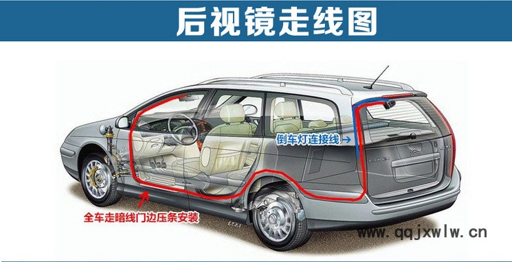 后視鏡走線圖