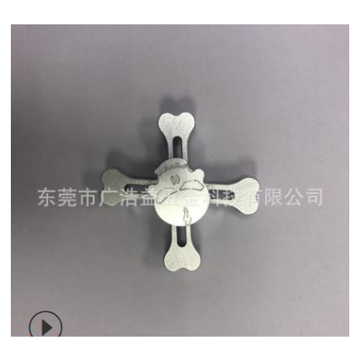 東莞廠家直供CNC數(shù)控車銑鋁合金鬼頭指尖陀螺定制